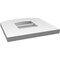 Ekena Millwork Arch Top Surface Mount PVC Gable Vent: Functional, w/ 3-1/2"W x 1"P Standard Frame, 12"W x 12"H GVPAR12X1201SF - alternate 4